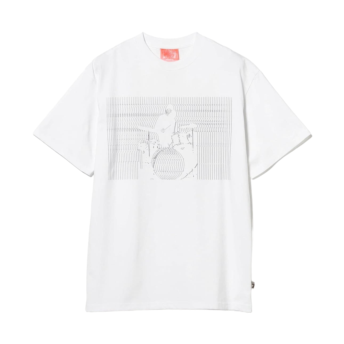 75-08-1596-860 Beams T x WGN Special Order Wild Flower T-Shirt White