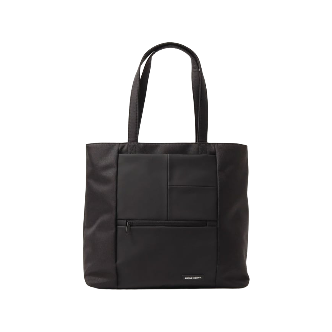 빔즈 하트 스퀘어 콤비네이션 토트백 블랙(Beams Heart Square Combination Tote Bag Black)