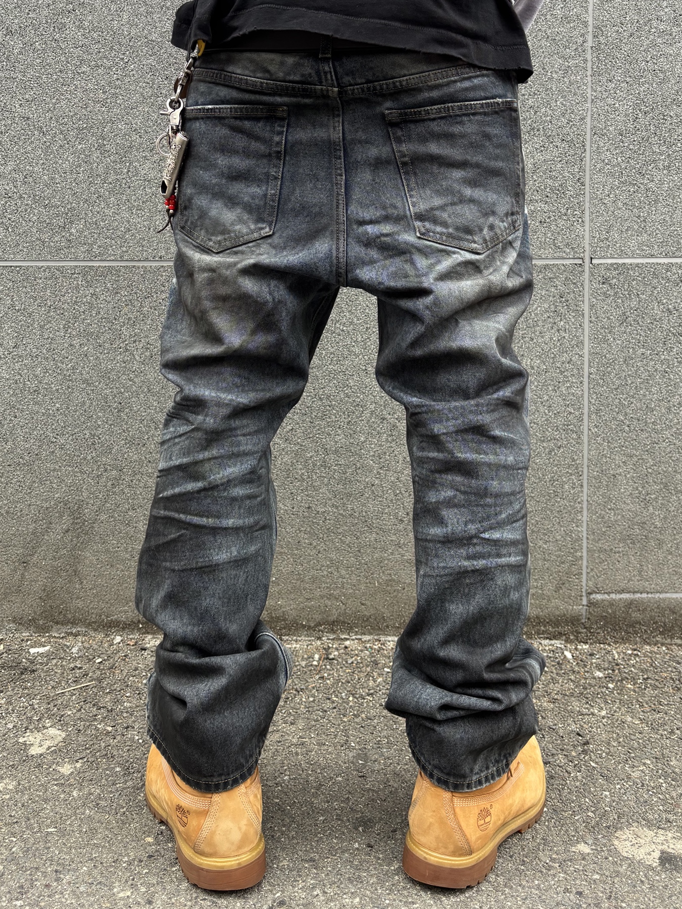 Timberland Premium 6 inch Waterproof Boot Wheat Nubuck - Wide 착용 스타일 - 4