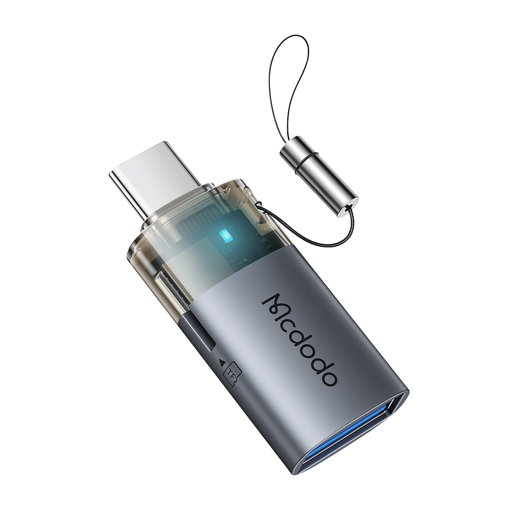 맥도도 TR프로 USB3.0 C타입 TF카드 리더기 미니 젠더 OT760(Mcdodo TR PRO USB3.0 Type-C TF Card Reader Mini Transfer Adapter OT760) - 1