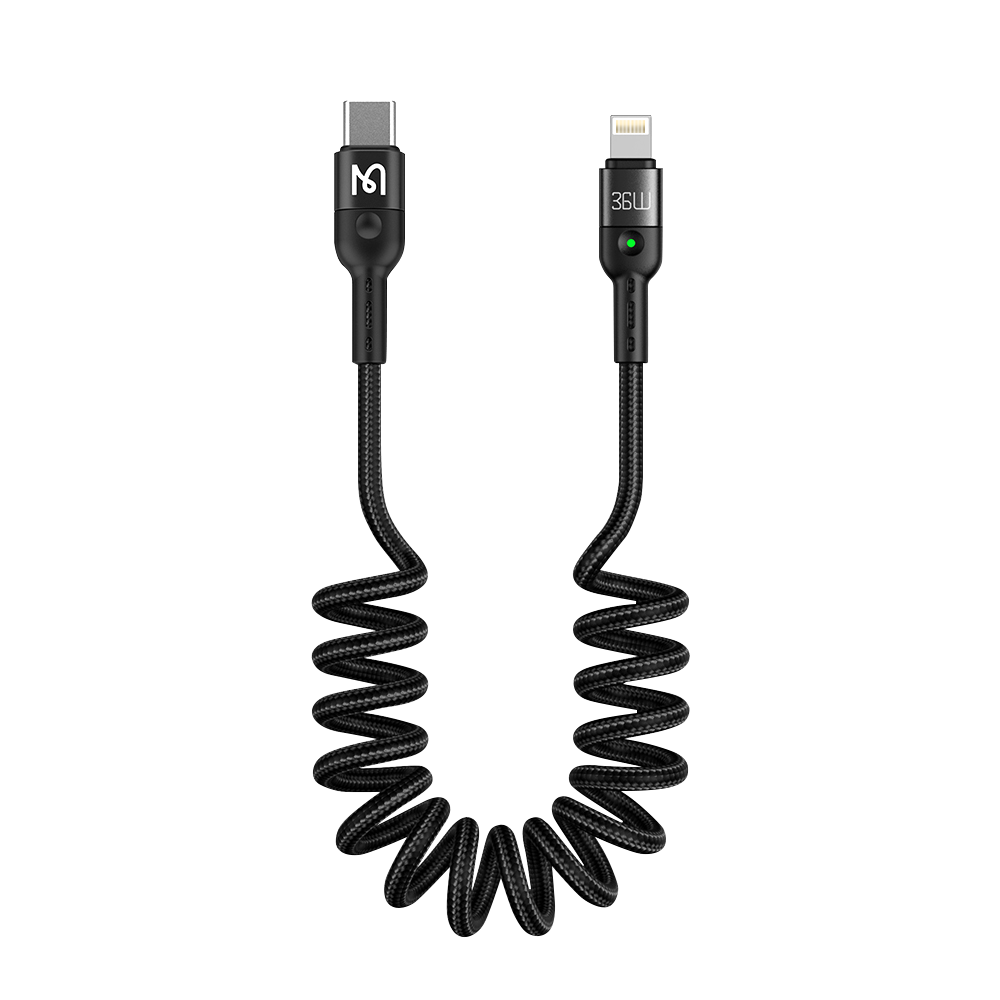 맥도도 코일 C타입 to 라이트닝 8핀 PD 고속충전 케이블 CA196(Mcdodo Type-C to Lightning Fast Chage Cable CA196)