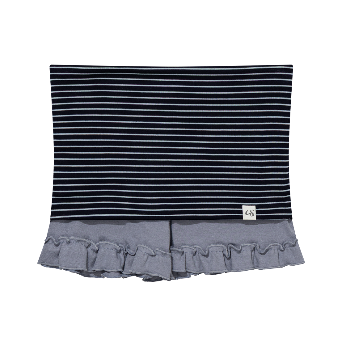MID056 UGLYSHADOW St Frill Contrast Shorts Blue