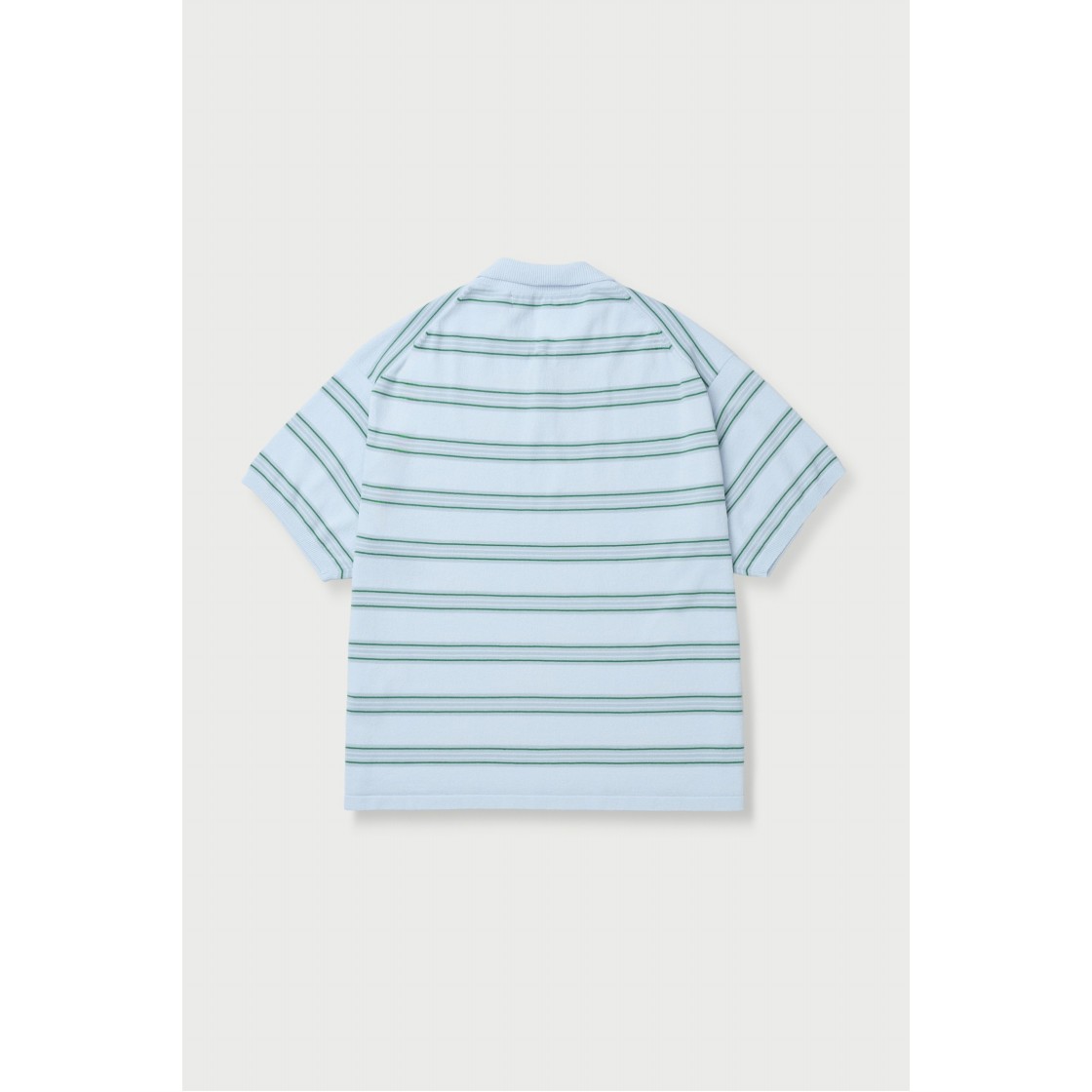 이로 마레 카라 스트라이프 테리 반팔 스웨터 라이트 민트(Iro Maree Collar Stripe Terry Short Sleeve Sweater Light Mint) - 3