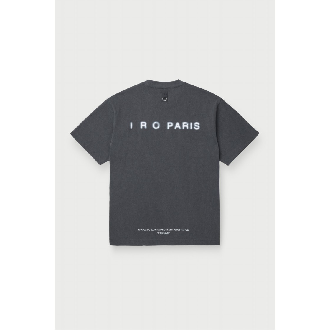 이로 블러 페이드 로고 반팔 티셔츠 그레이(Iro Blur Faded Logo Short Sleeve T-Shirt Gray) - 3