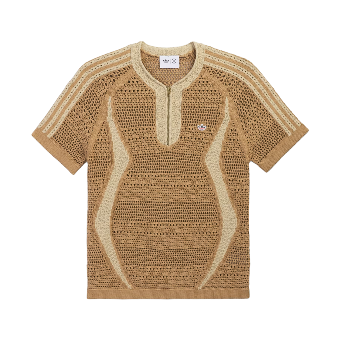 KE7069 Adidas x Edison Chen Clot Knit Jersey Cardboard - KR Sizing