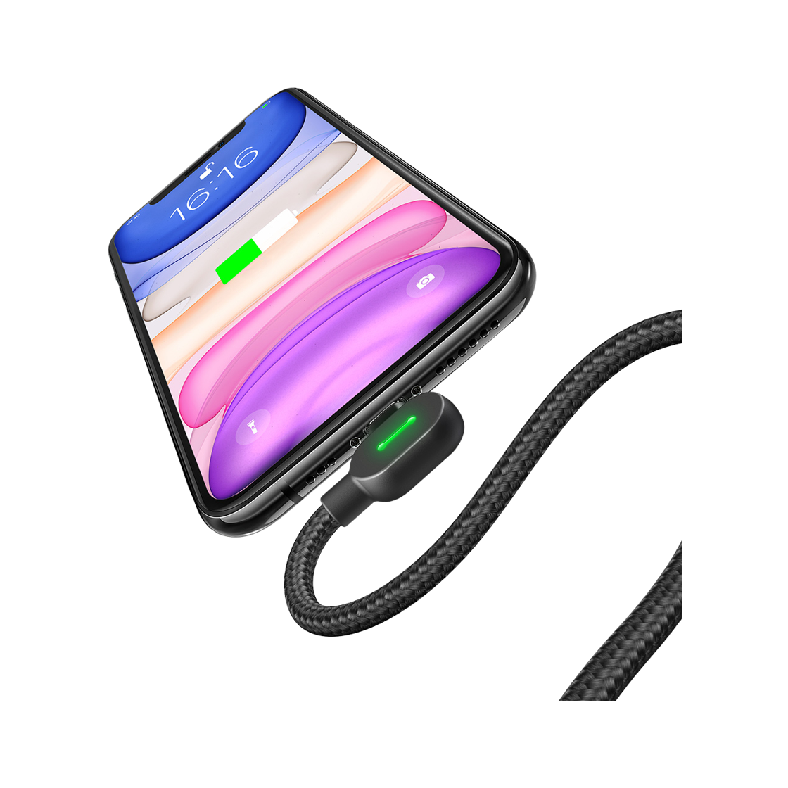 맥도도 90도 라이트 C타입 to 8핀 라이트닝 PD 고속충전 케이블 CA737(Mcdodo 90° Light C to Lightning 8pin PD Fast Charging Cable CA737) - 4