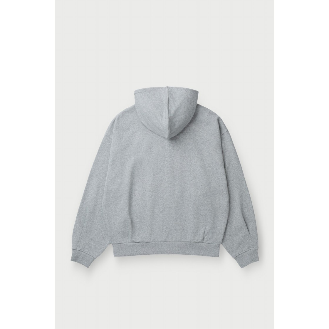 이로 크루슈 베이직 로고 후드 집업 그레이(Iro Cruche Basic Logo Hood Zip-Up Gray) - 3