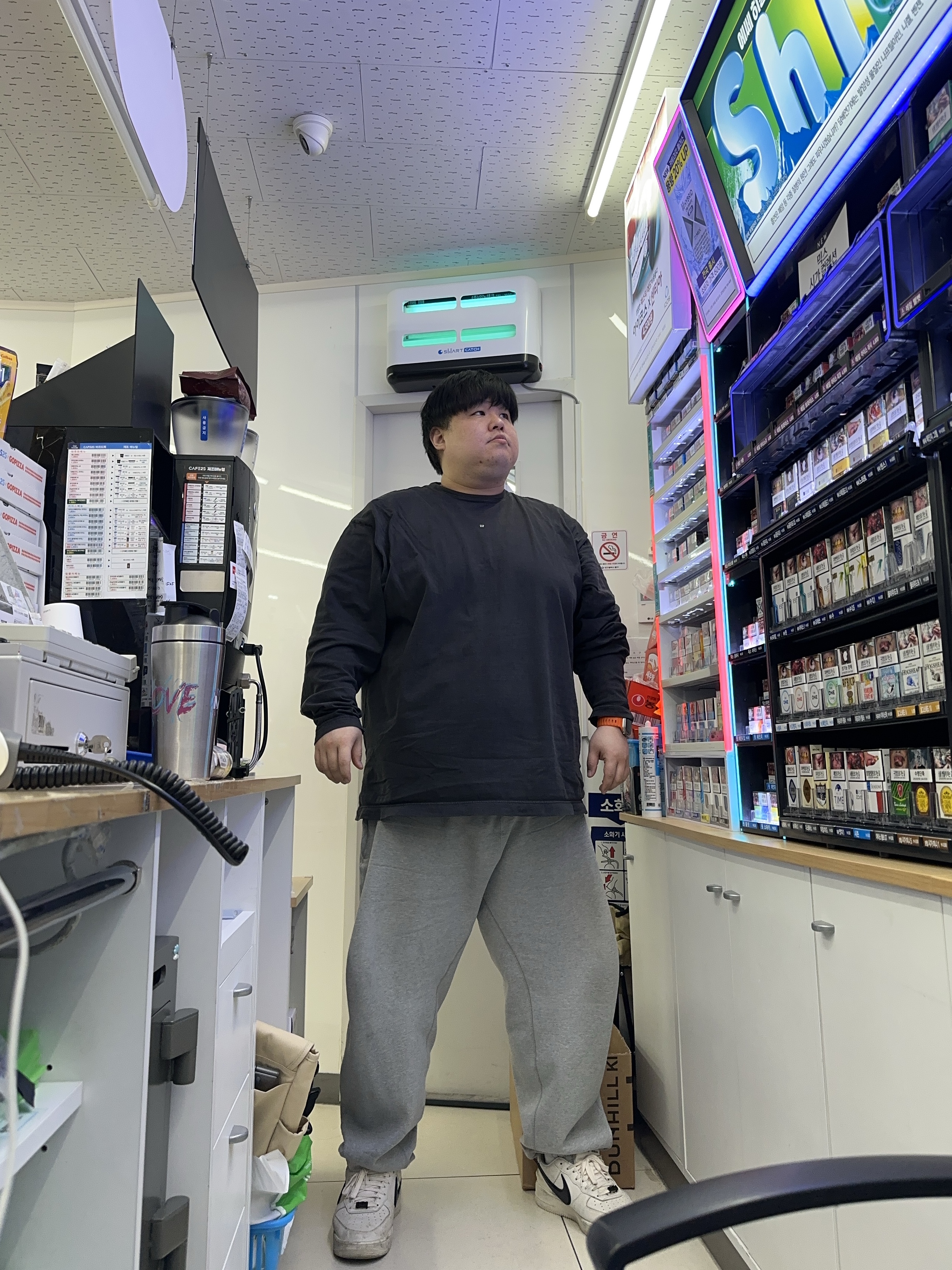 Nike x Ambush Air Force 1 Low SP Phantom, Nike x Stussy NRG Fleece Pants Dark Grey Heather (DO9340-063) 착용 스타일