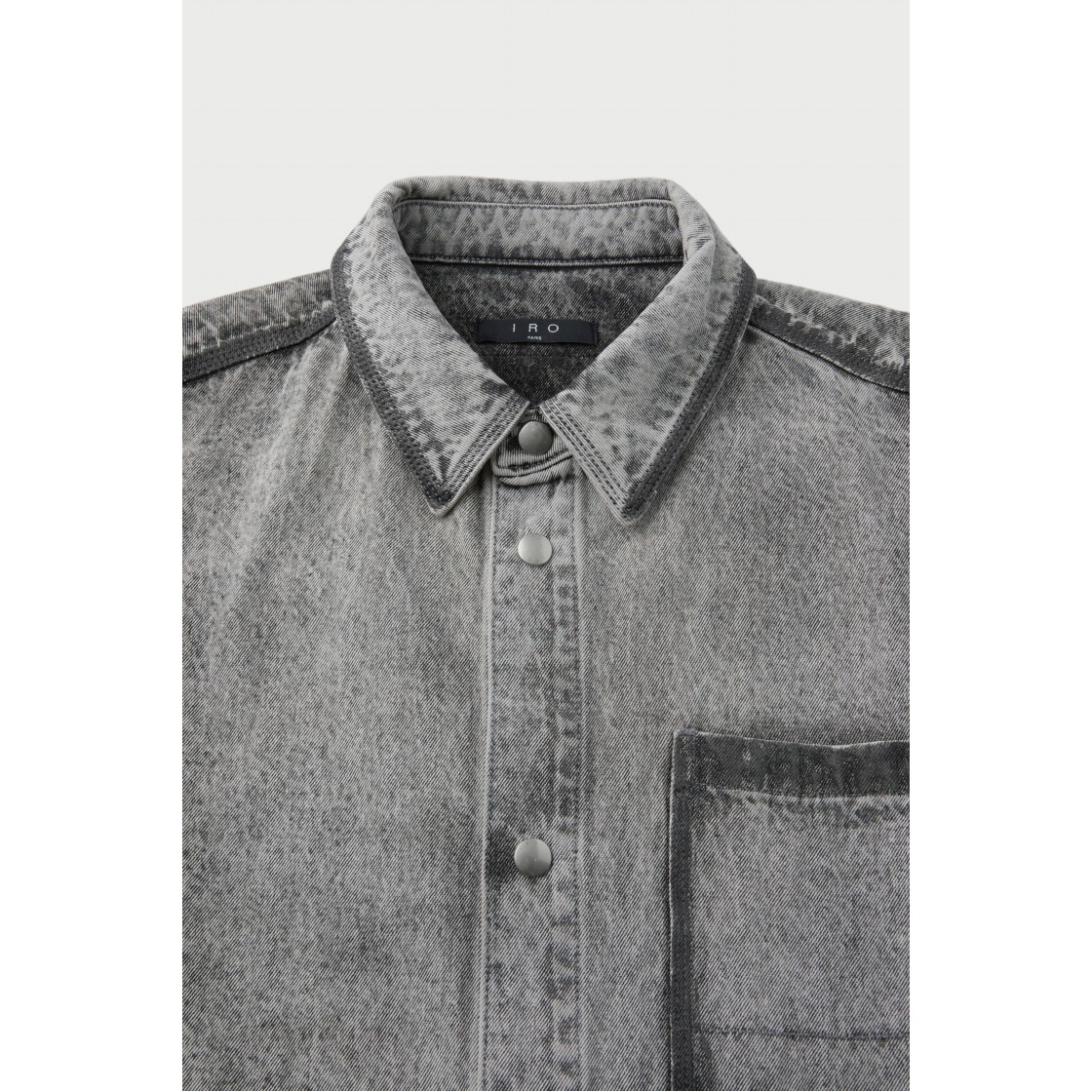 이로 첸 페이디드 데님 워크 자켓 그레이(Iro Chen Faded Denim Work Jacket Gray) - 4