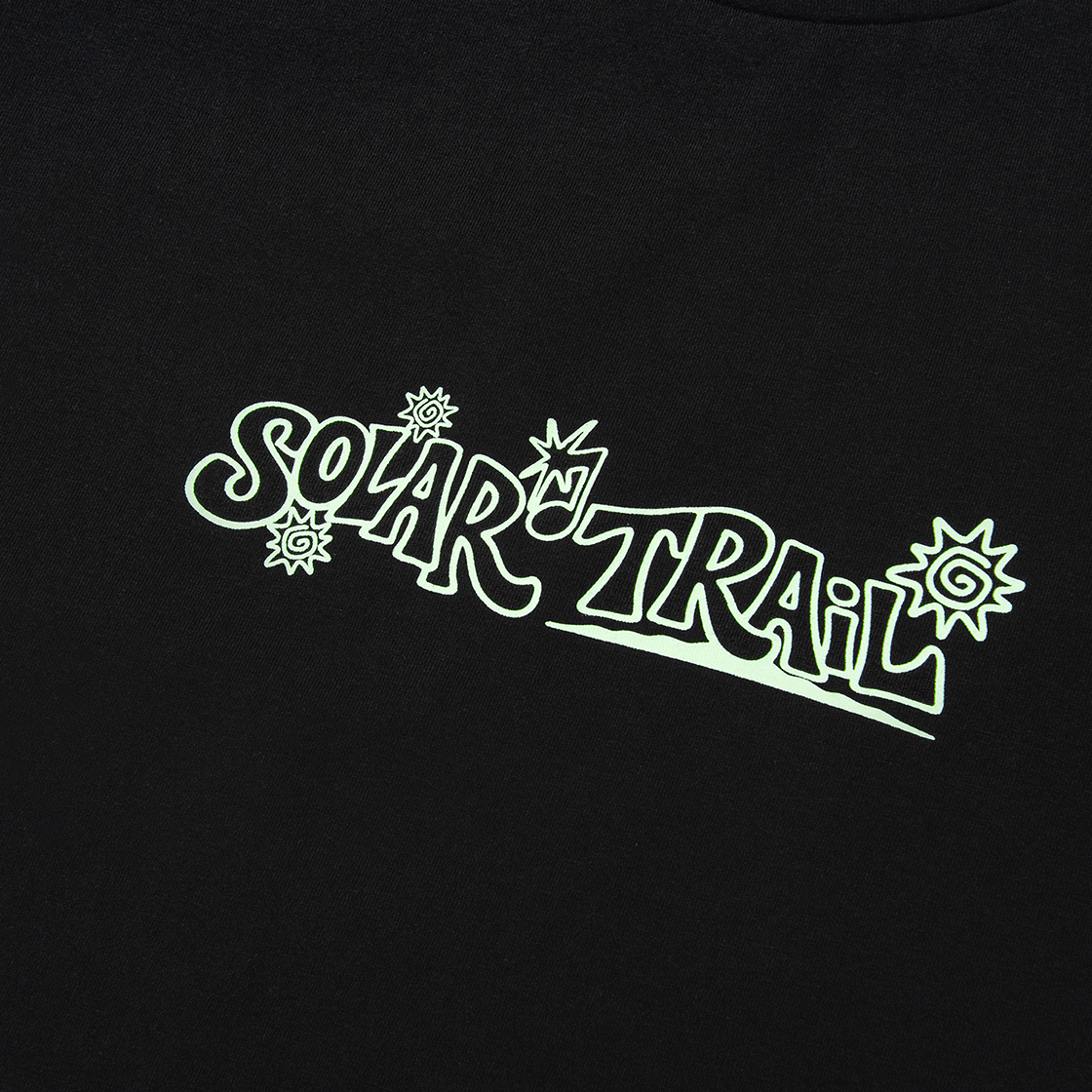 제로그램 SOLAR TRAIL Sorona 그래픽 반팔 티셔츠(ZEROGRAM Solar Trail Sorona Graphic SS Black) - 3