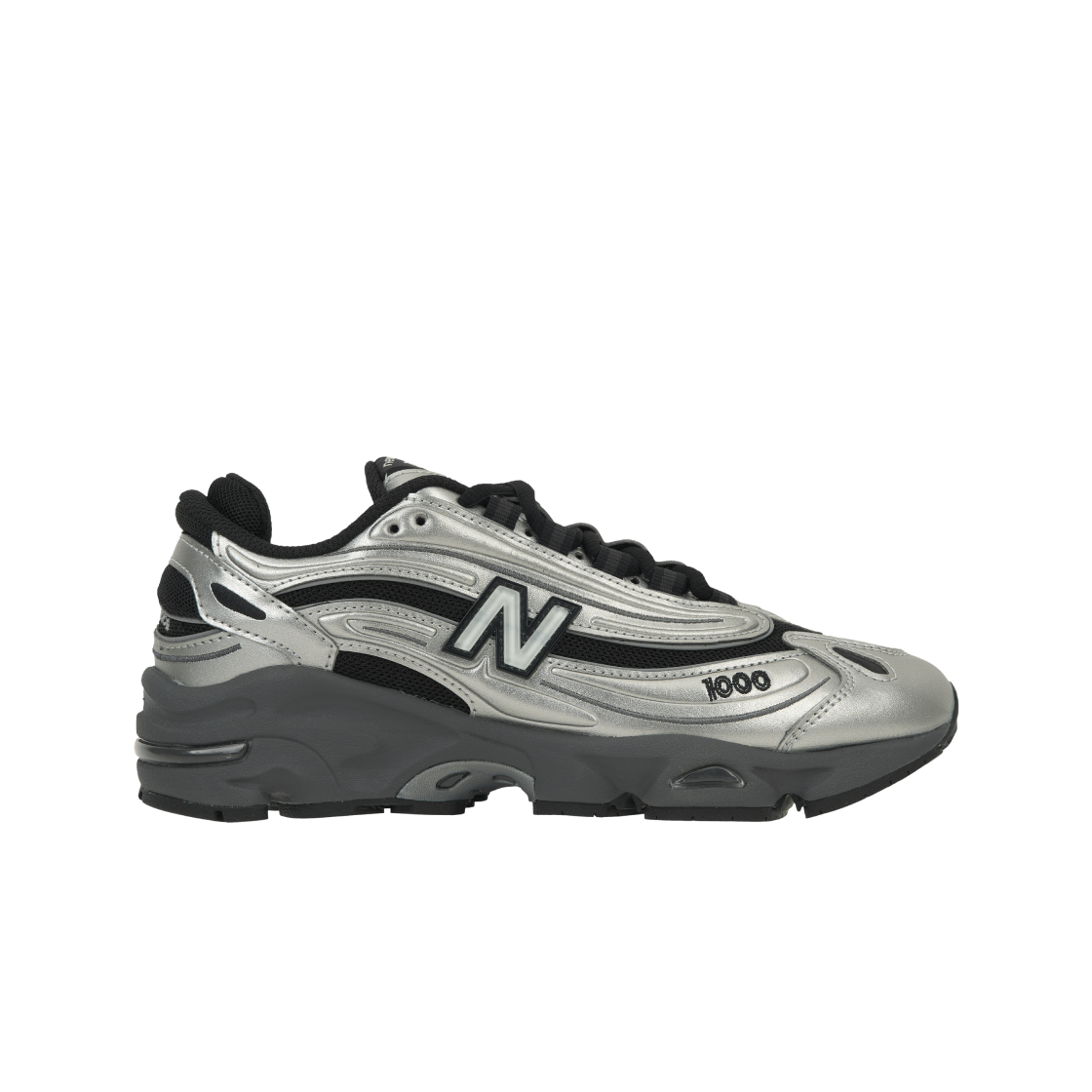 뉴발란스 1000 블랙 실버 메탈릭(New Balance 1000 Black Silver Metallic) - 1