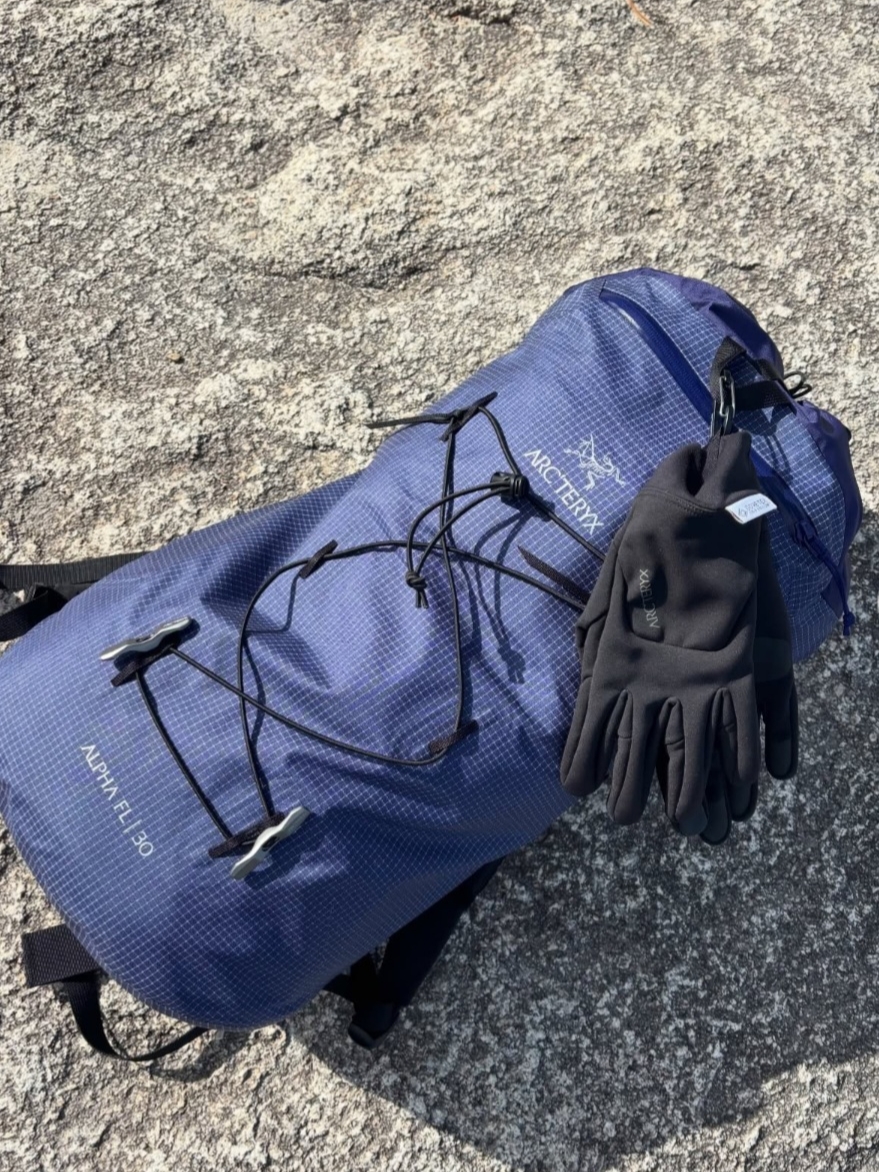 Arc'teryx Sylan 2 Mantis Mantis, Arc'teryx Norvan Half Tights Black 착용 스타일 - 2