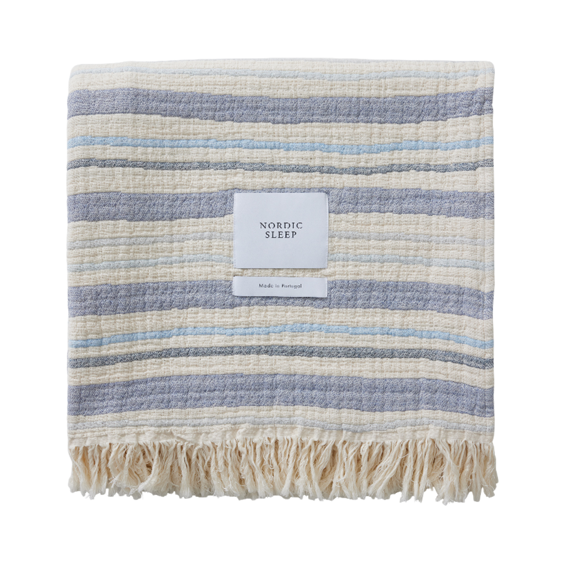 노르딕슬립 웨이브 스로우 블랭킷 블루(Nordic Sleep Wave Throw Blanket Blue)
