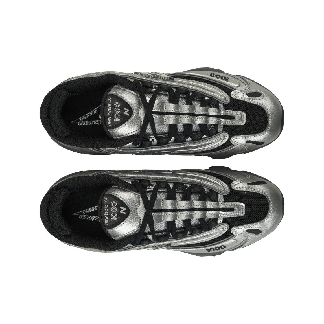 뉴발란스 1000 블랙 실버 메탈릭(New Balance 1000 Black Silver Metallic) - 5