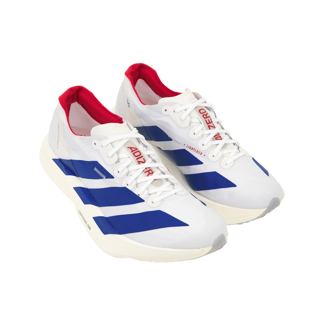 아디다스 아디제로 아디오스 프로 4 클라우드 화이트 로얄 블루(Adidas Adizero Adios Pro 4 Cloud White Royal Blue) - 4