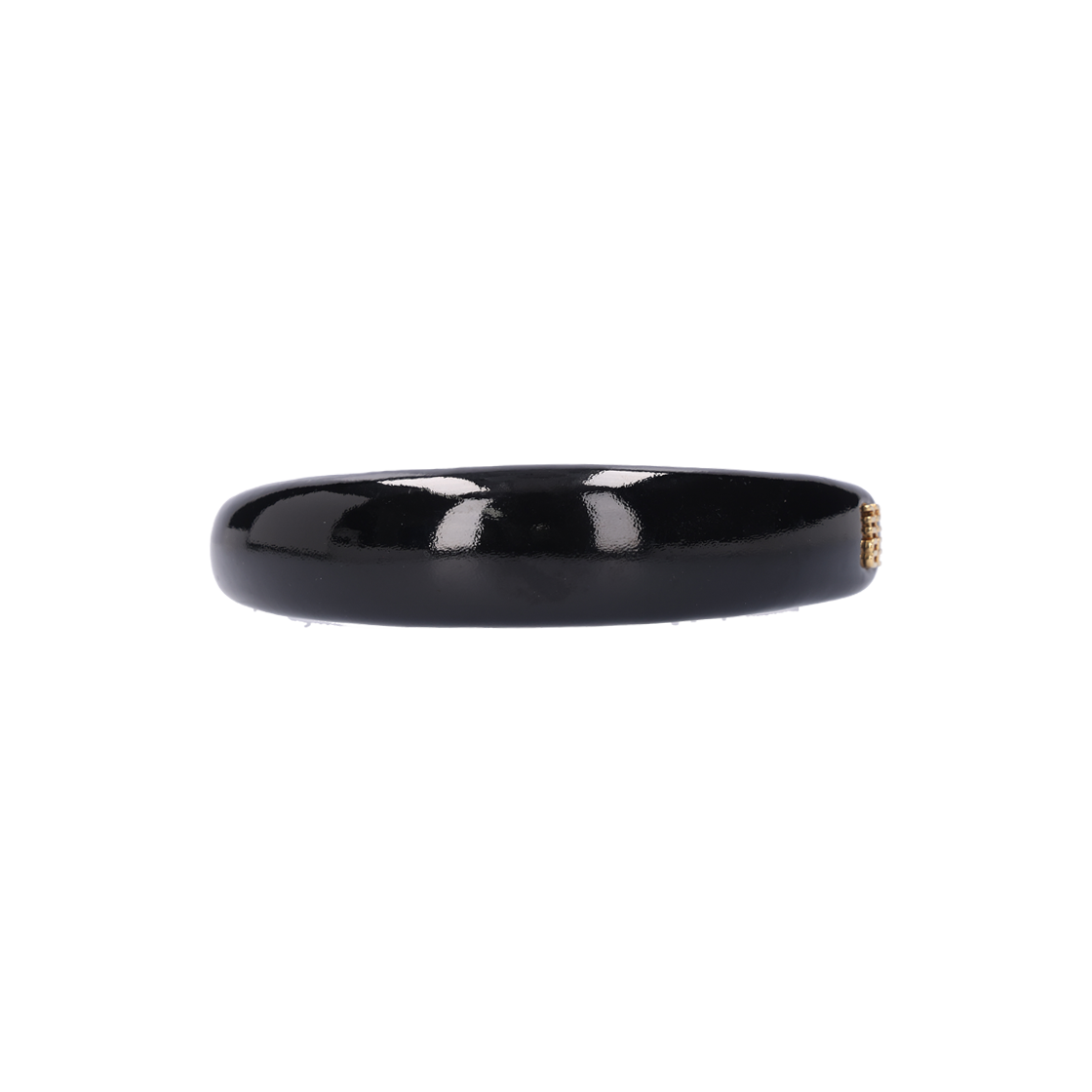 미우미우 5IH025 헤어밴드 페이던트 레더 블랙(Miu Miu 5IH025 Patent Leather Headband Black) - 1