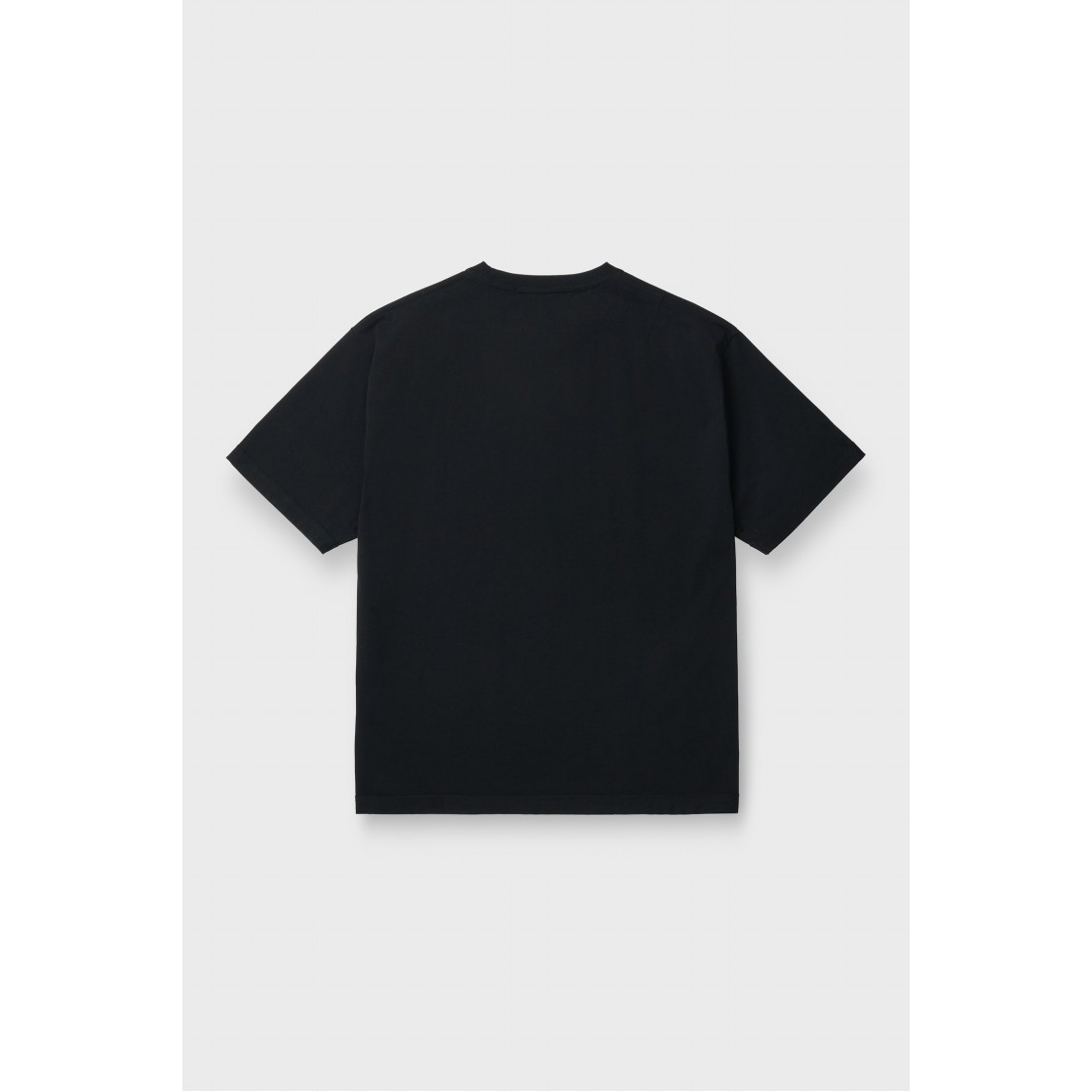 이로 서클 도형 로고 다잉 반팔 티셔츠 블랙(Iro Circle Geometric Logo Dyed Short Sleeve T-Shirt Black) - 3