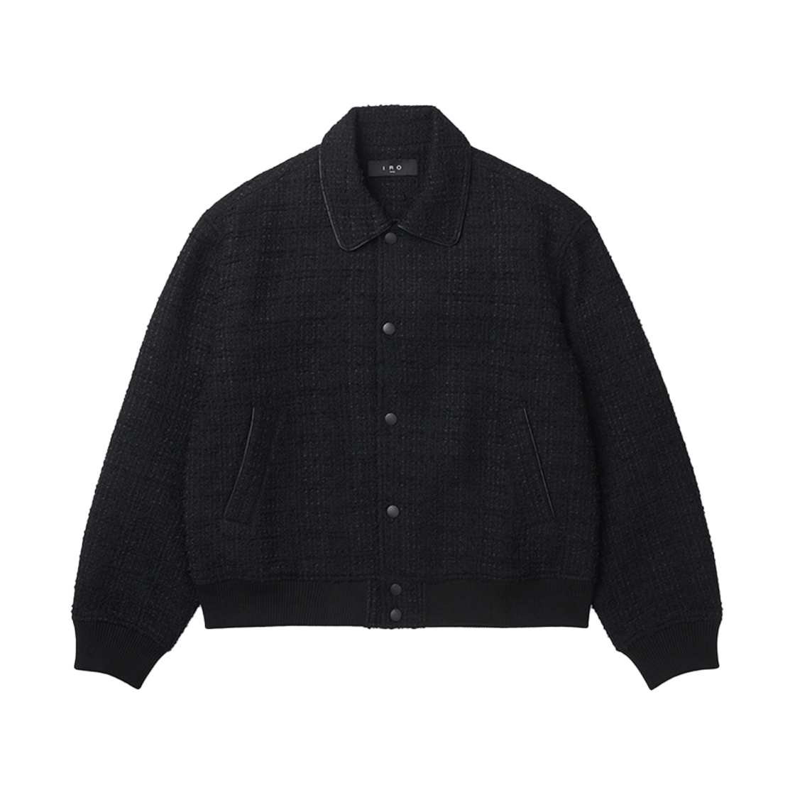이로 로 필리파 니트 텍스처드 카라 자켓 블랙(Iro Ro Philippa Knit Textured Collar Jacket Black)