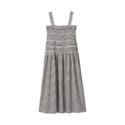 (W) Uniqlo x Cecilie Bahnsen Shirring Dress Off White