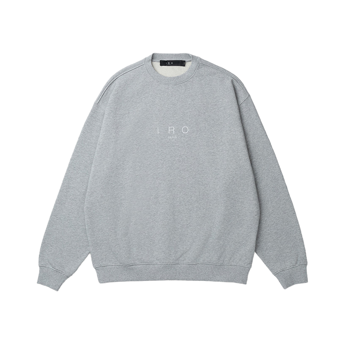 이로 플라콘 베이직 로고자수 스웨트셔츠 그레이(Iro Flacon Basic Logo Embroidered Sweatshirt Gray) - 1