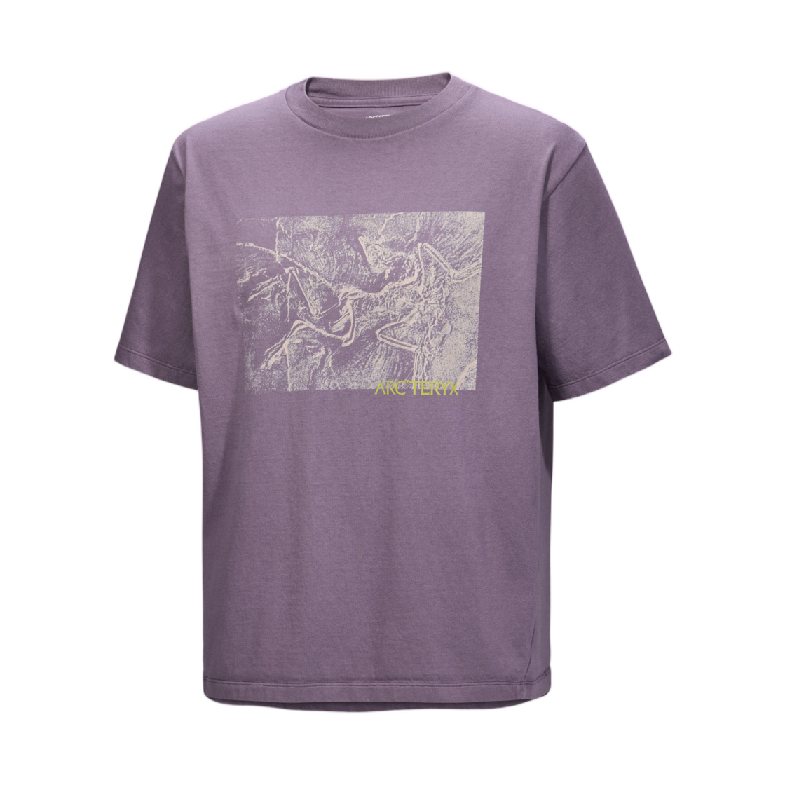 09926 Arc'teryx Kragg Cotton Lithographica SS T-Shirt LT Moondrop