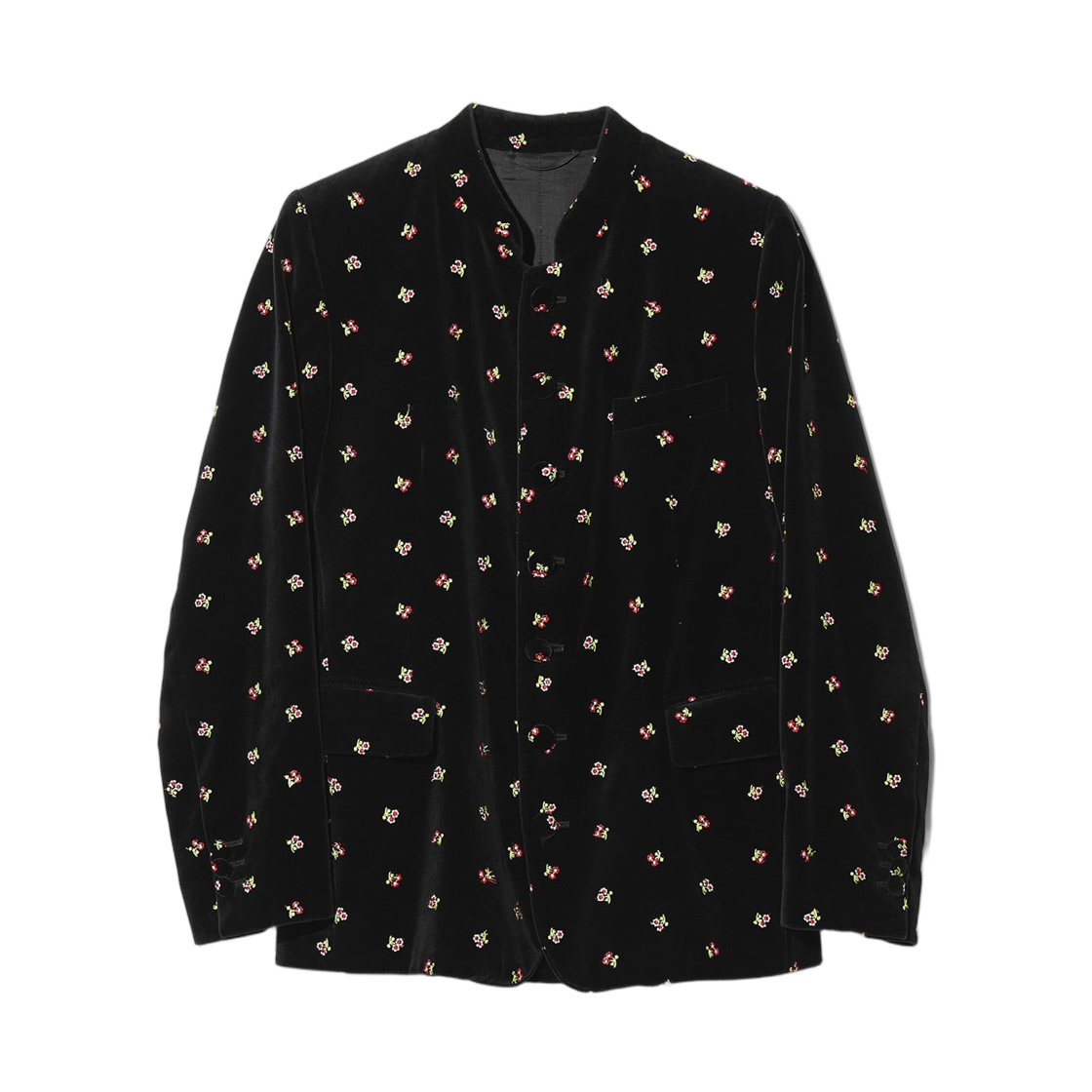 리에르 사코 벨벳 플라워즈 블랙(Rier Sakko Velvet Flowers Black)