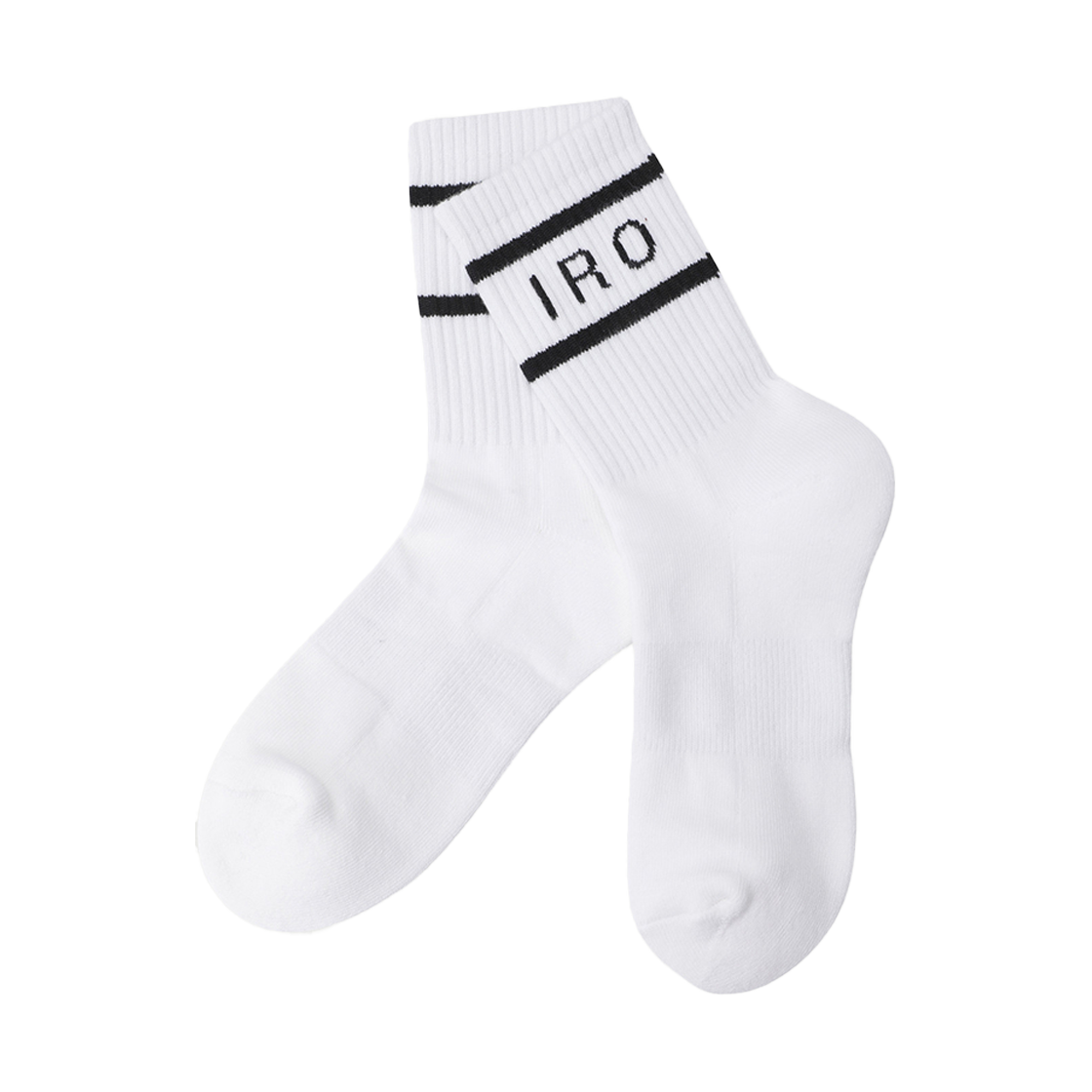 이로 이로 라인 로고 양말 화이트(Iro Iro Line Logo Socks White)