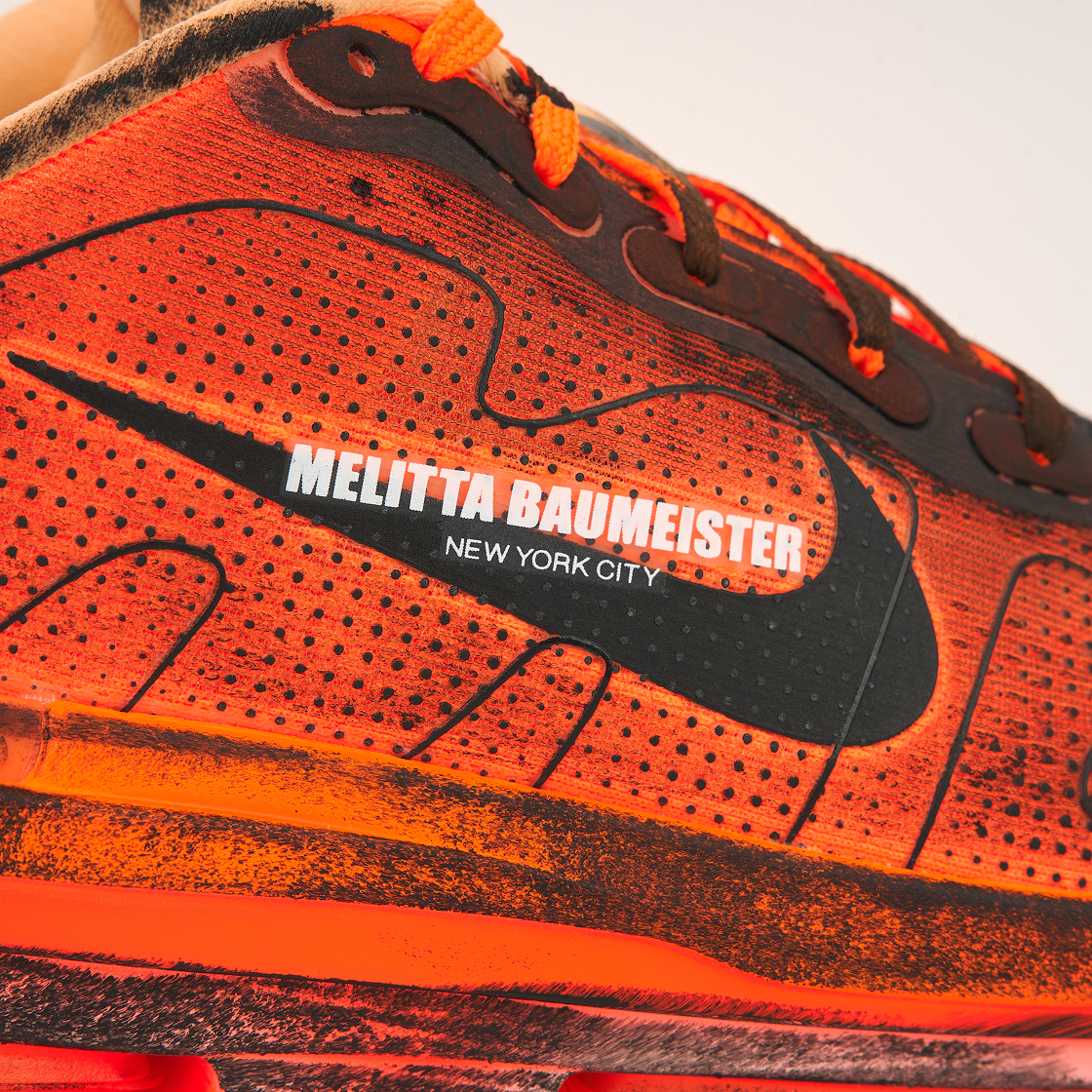 (W) 나이키 x 멜리타 바우마이스터 보메로 프리미엄 토탈 오렌지 앤 오렌지 초크((W) Nike x Melitta Baumeister Vomero Premium Total Orange and Orange Chalk) - 8