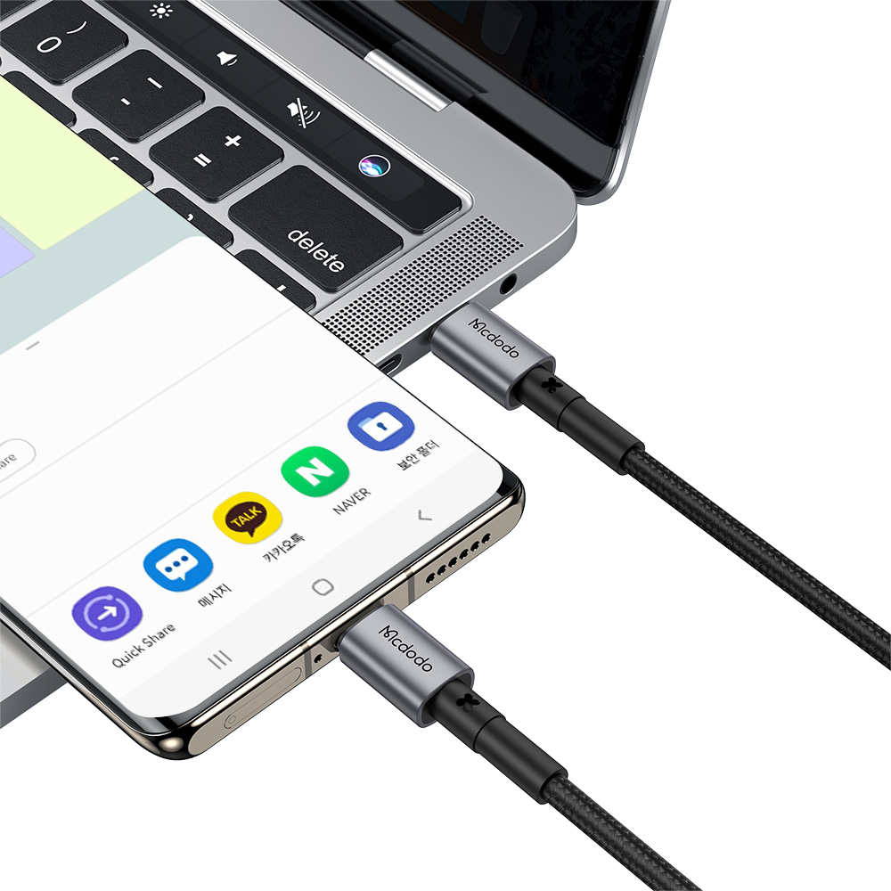 맥도도 TR C타입 to C타입 PD 고속충전 케이블 1m CA313(Mcdodo 65W Type-C to C PD Fast Charging Cable 1m CA313) - 4