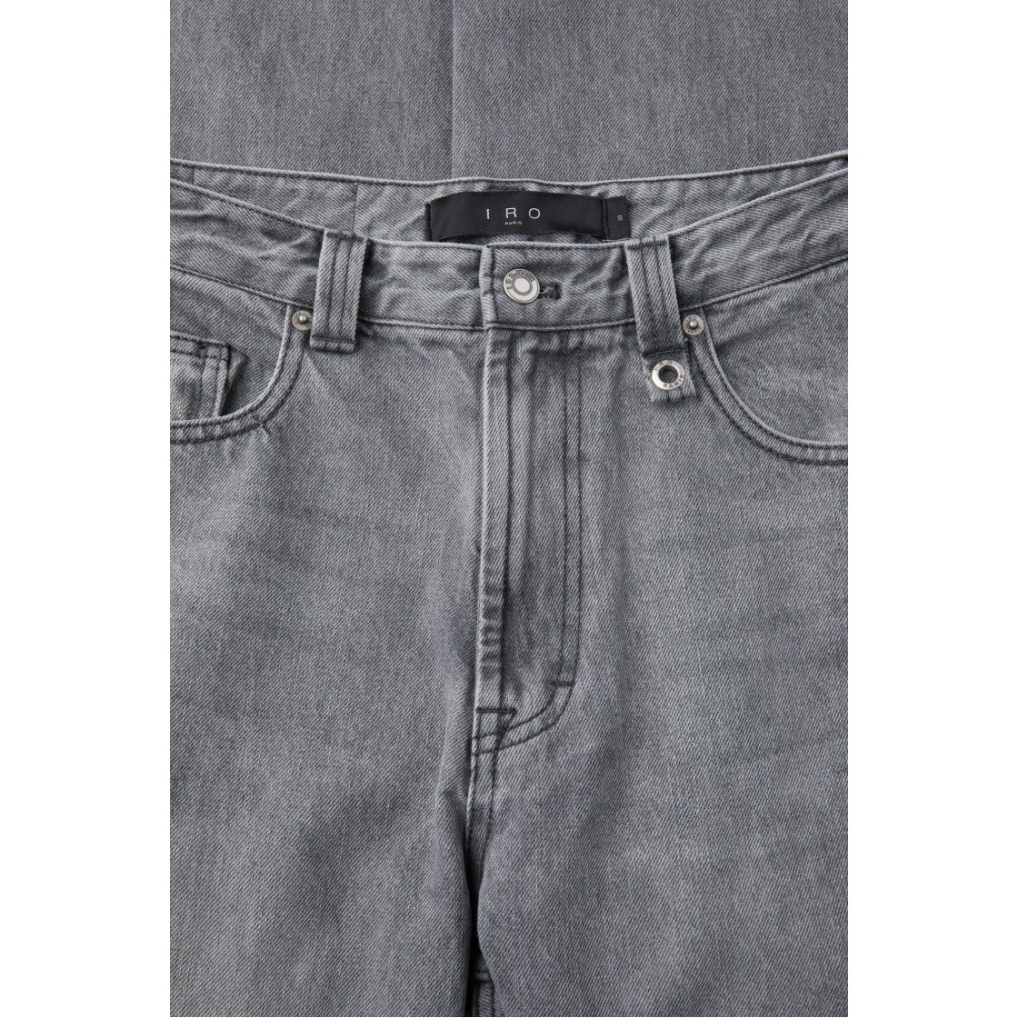 이로 와이드 데님 팬츠 그레이(Iro Wide Denim Pants Gray) - 4