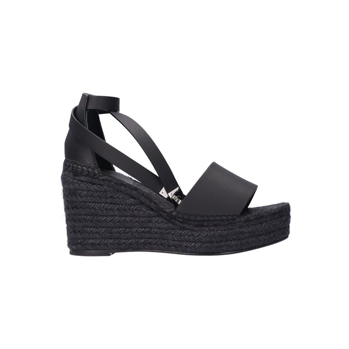 ITJP3URESS87 Hermes H191098Z Wedge Heel Napa Calfskin Noir