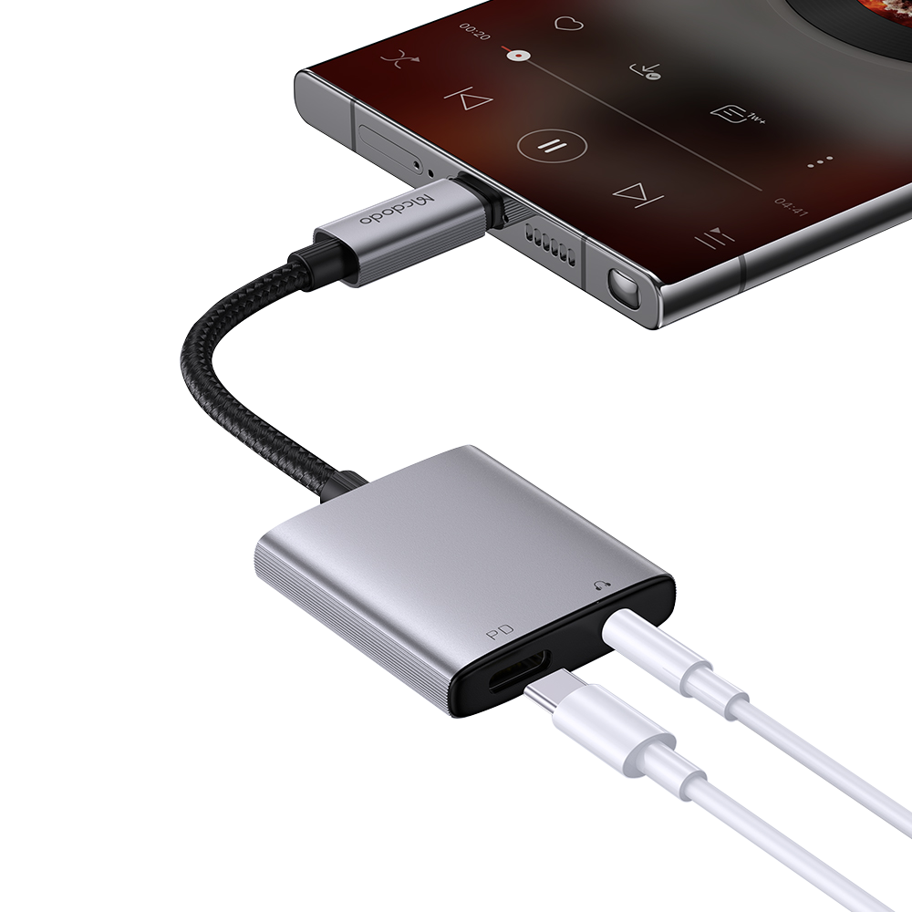 맥도도 C to C타입 충전+3.5mm AUX 오디오 듀얼젠더 CA505(Mcdodo Type-C to C PD Fast Charging + DC3.5mm Audio Adapter CA505) - 4