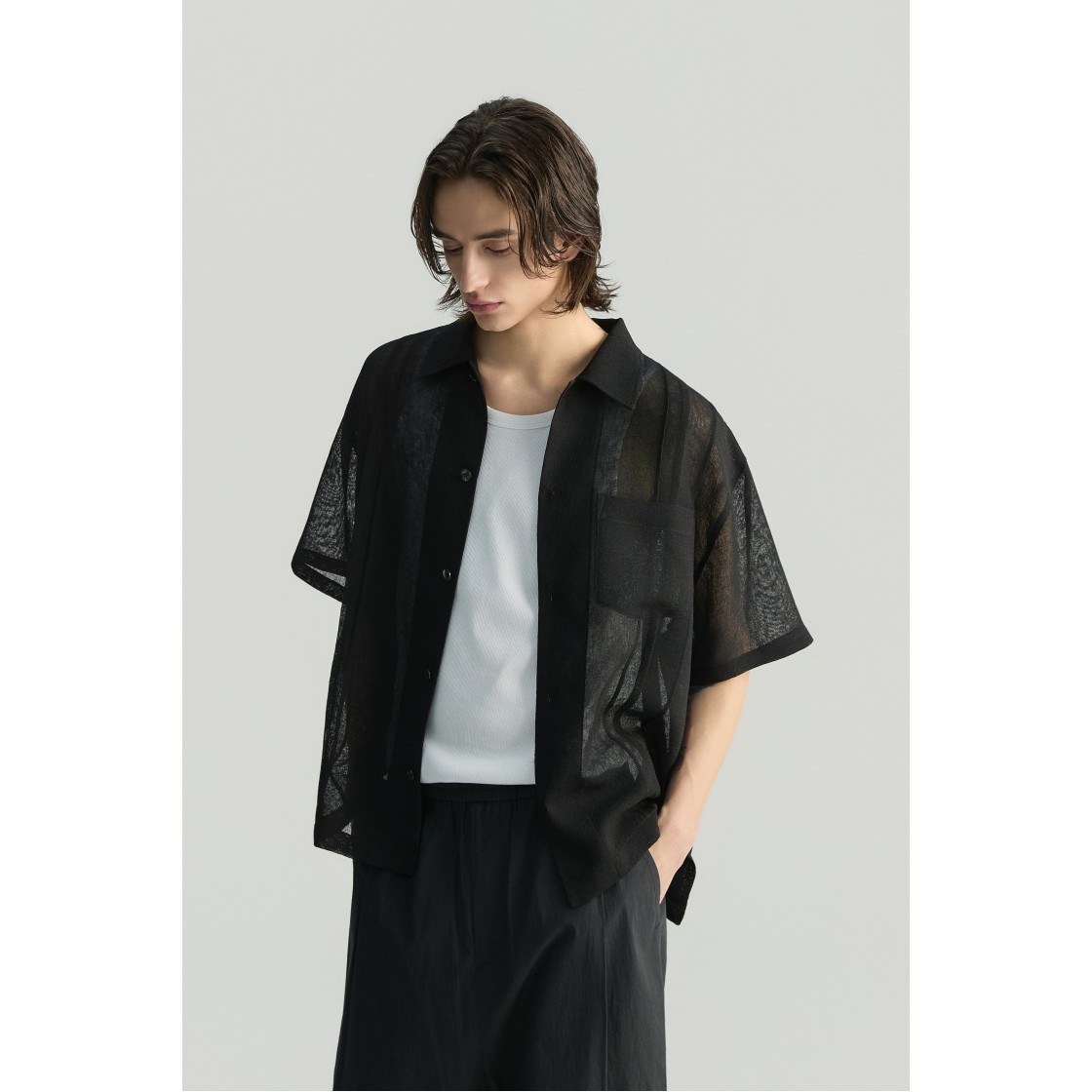 이로 클레론 씨엔 밴딩 쿨 팬츠 블랙(Iro Clairon Cn Banding Cool Pants Black) - 6