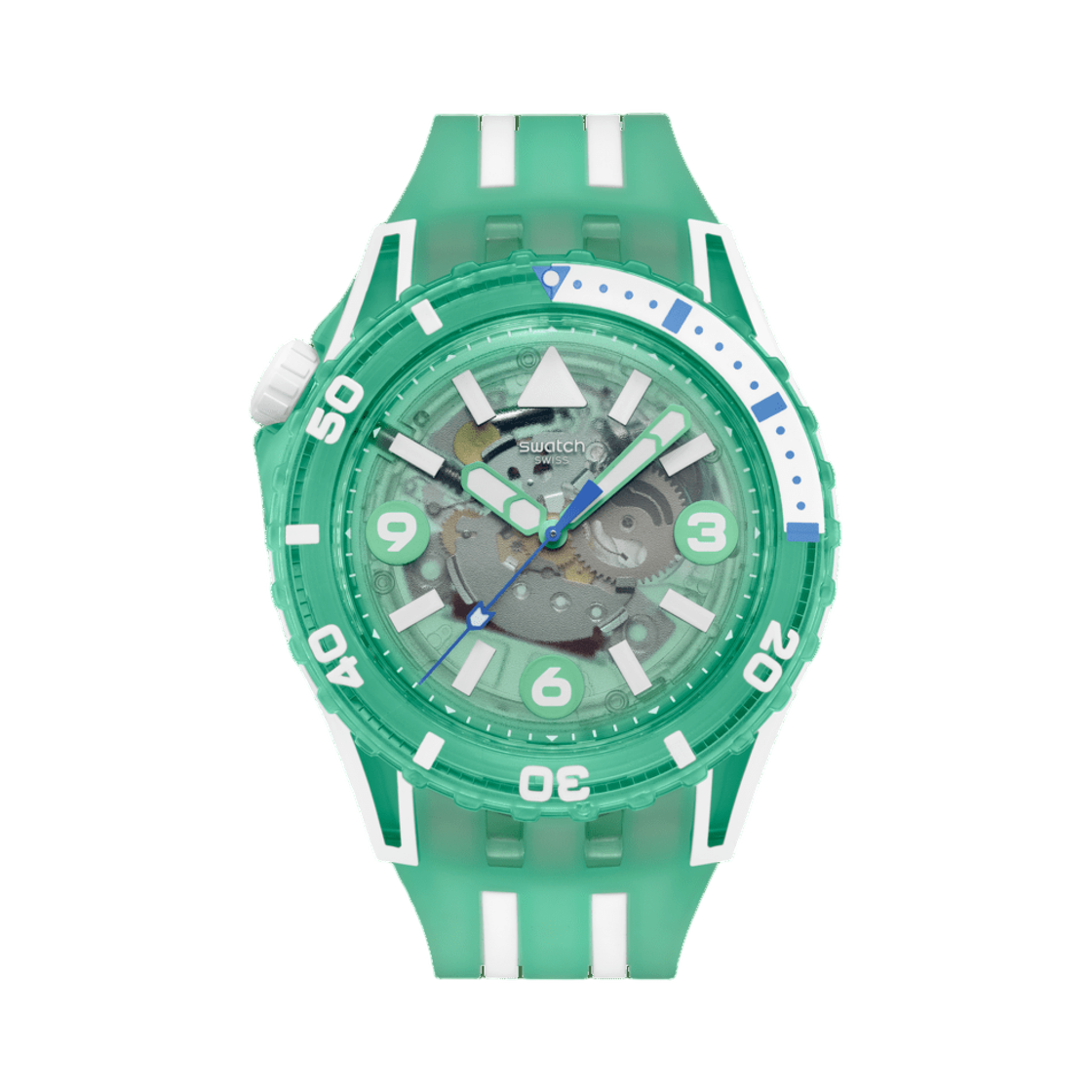 SSCU09L100 Swatch Medusae 44mm Quartz Green