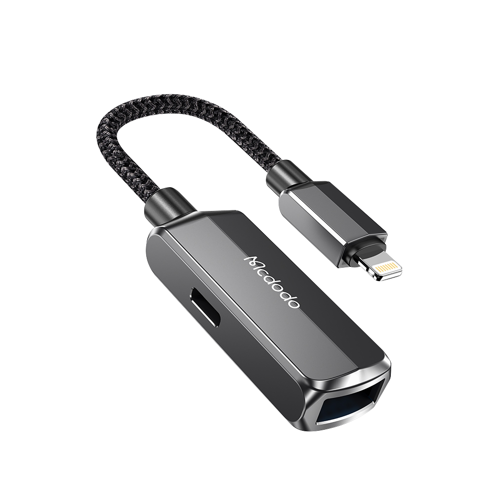 맥도도 2in1 라이트닝 8핀 충전 + USB-A OTG 듀얼젠더 CA269(Mcdodo 2in1 Lightning Charging + OTG Convertor CA269) - 1