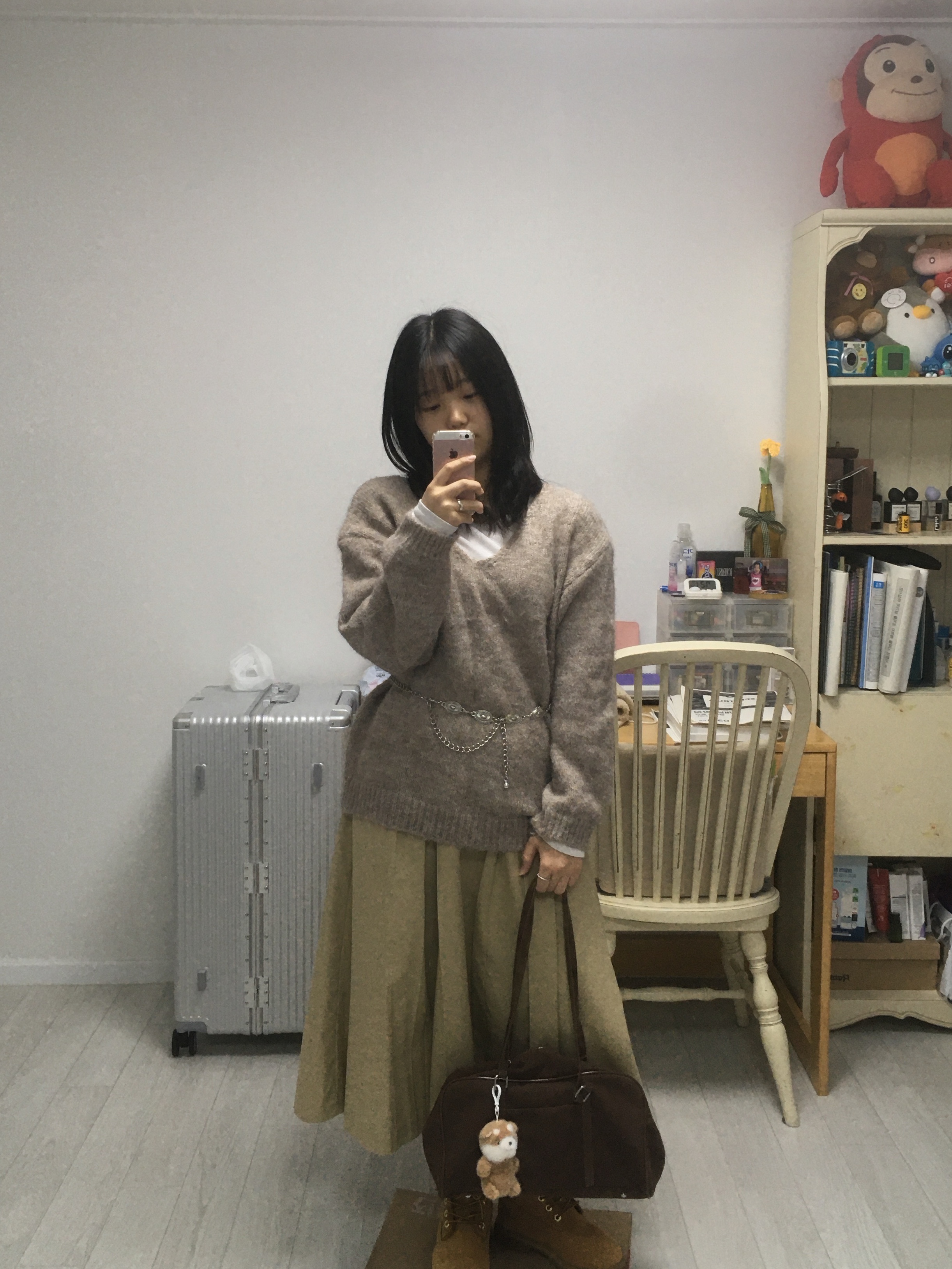 Saint James Etoile BEG 착용 스타일 - 3