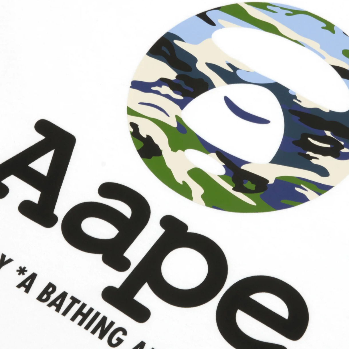 에이프 베이직 티 화이트 - 26SS(AAPE Basic Tee White - 26SS) - 3