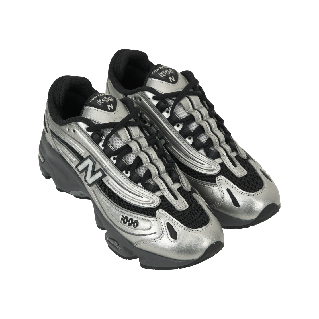 뉴발란스 1000 블랙 실버 메탈릭(New Balance 1000 Black Silver Metallic) - 4