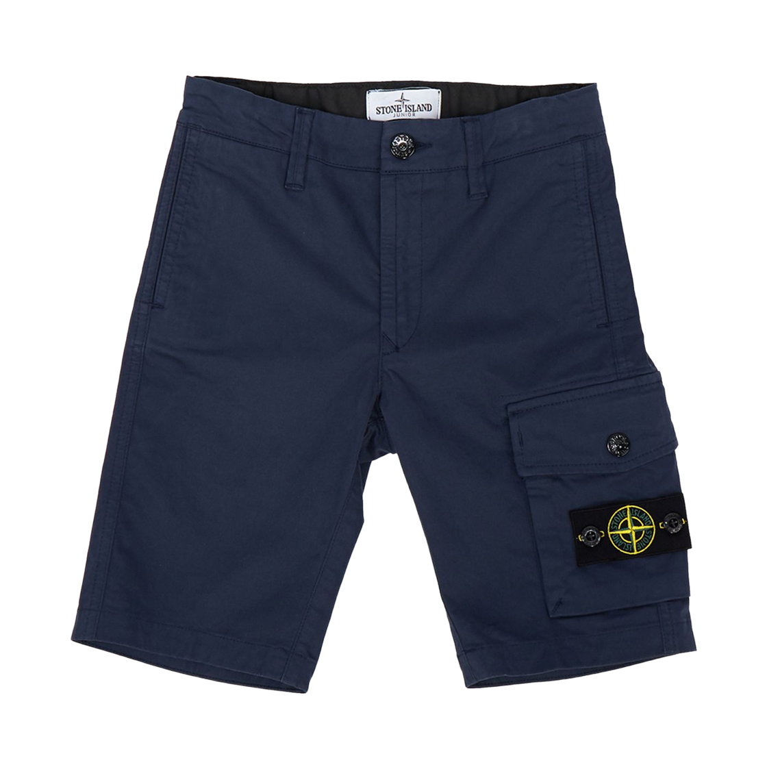 7416L0412-V0028 (Kids) Stone Island L0412 Bermuda Cargo Shorts Marine Blue - 21SS