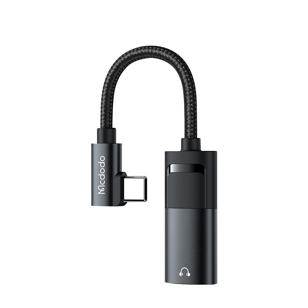 맥도도 90도 듀얼젠더 3.5mm AUX 오디오+C타입 충전 CA188(Mcdodo 90° Type-C to Dual Type-C & DC3.5mm CA188) - 4