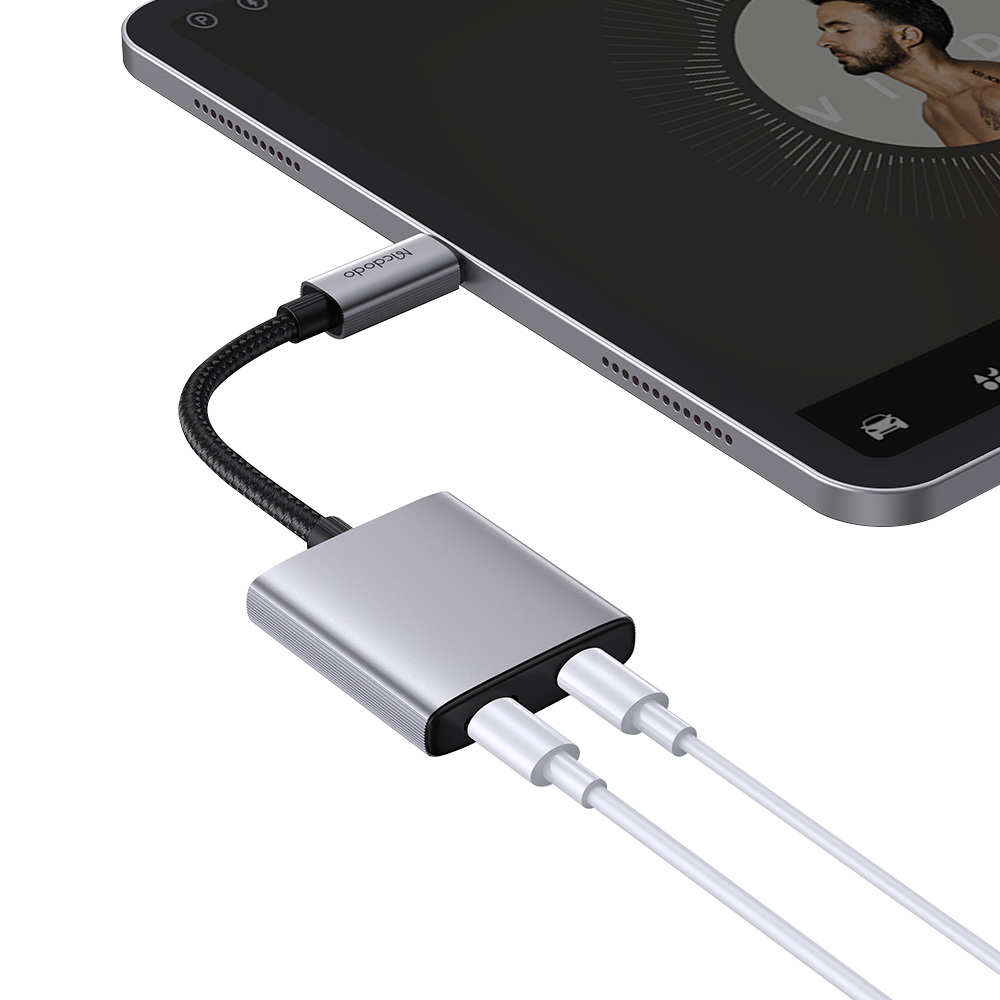 맥도도 C to C타입 충전+C타입 오디오 듀얼젠더 CA557(Mcdodo Type-C to C PD Fast Charging + Type-C Audio Adapter CA557) - 4