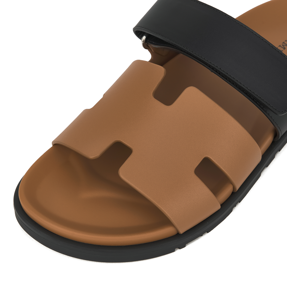 에르메스 시프레 샌들 카프스킨 & 나뛰렐 누아(Hermes Chypre Sandal Calfskin & Naturel Noir) - 7