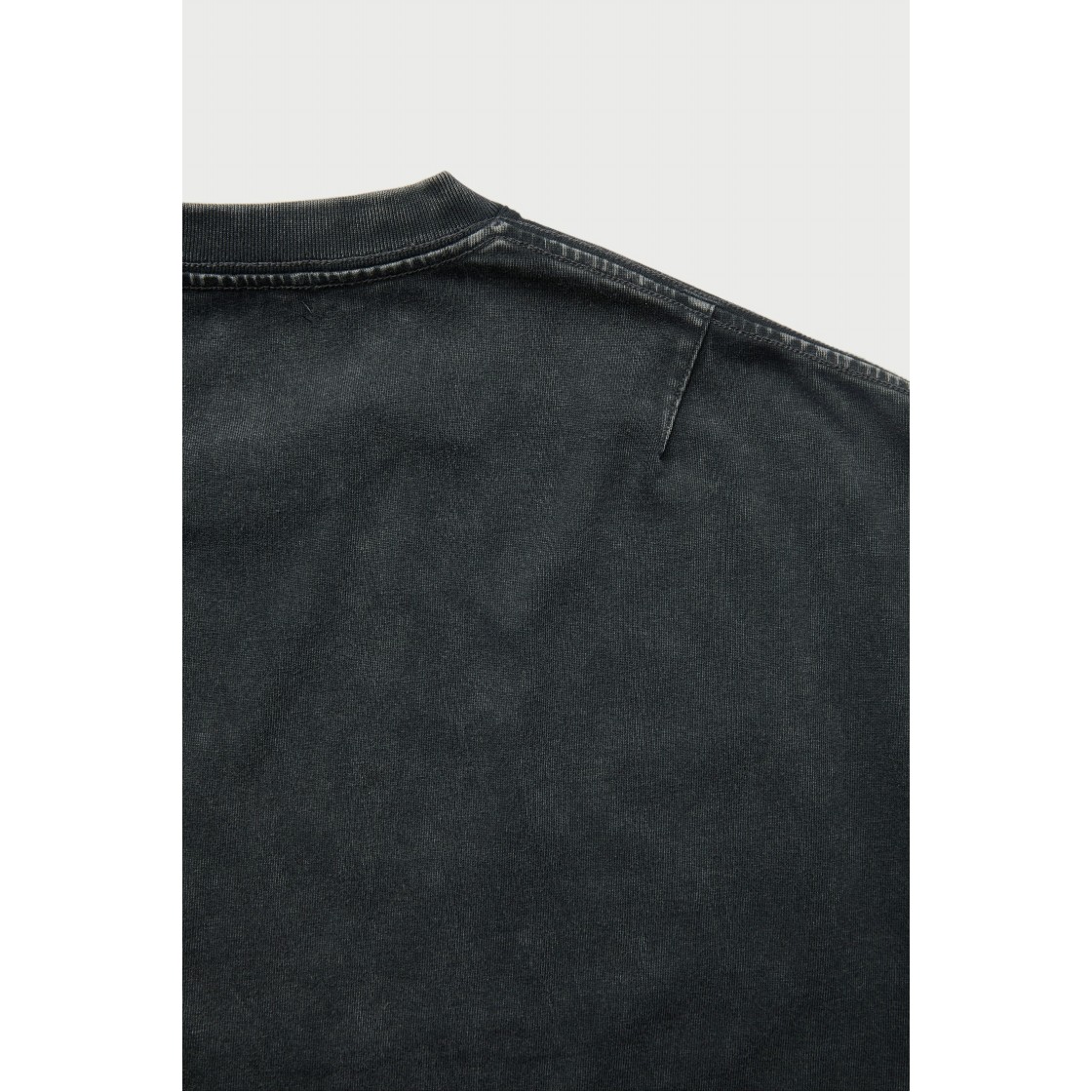 이로 서클 도형 로고 다잉 반팔 티셔츠 다크 그레이(Iro Circle Geometric Logo Dyed Short Sleeve T-Shirt Dark Gray) - 5