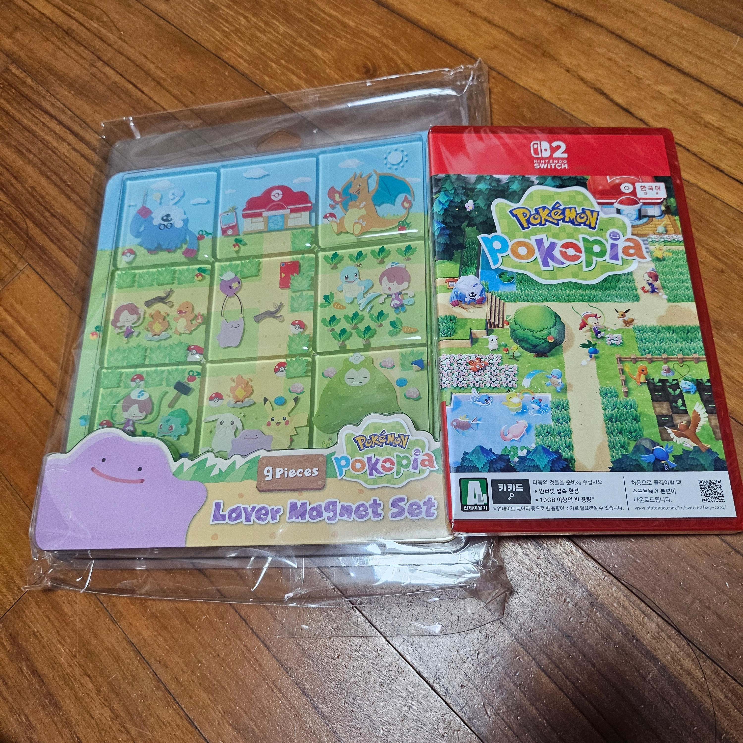 Nintendo Switch Pokemon Pokopia (Korean Ver.), Nintendo Switch 2 Black 착용 스타일 - 2