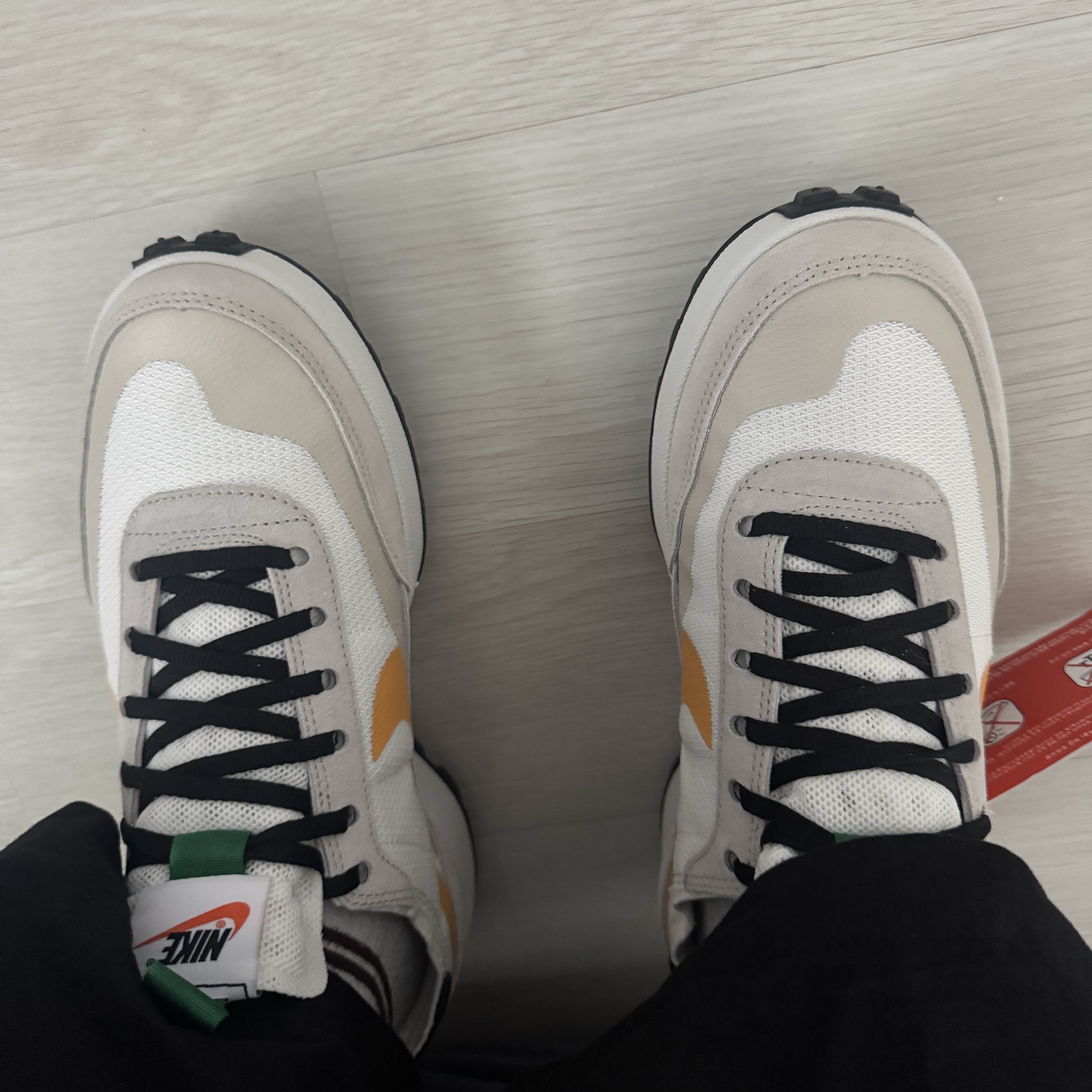 Nike x Tom Sachs General Purpose Shoe Pine Green University Gold 착용 스타일