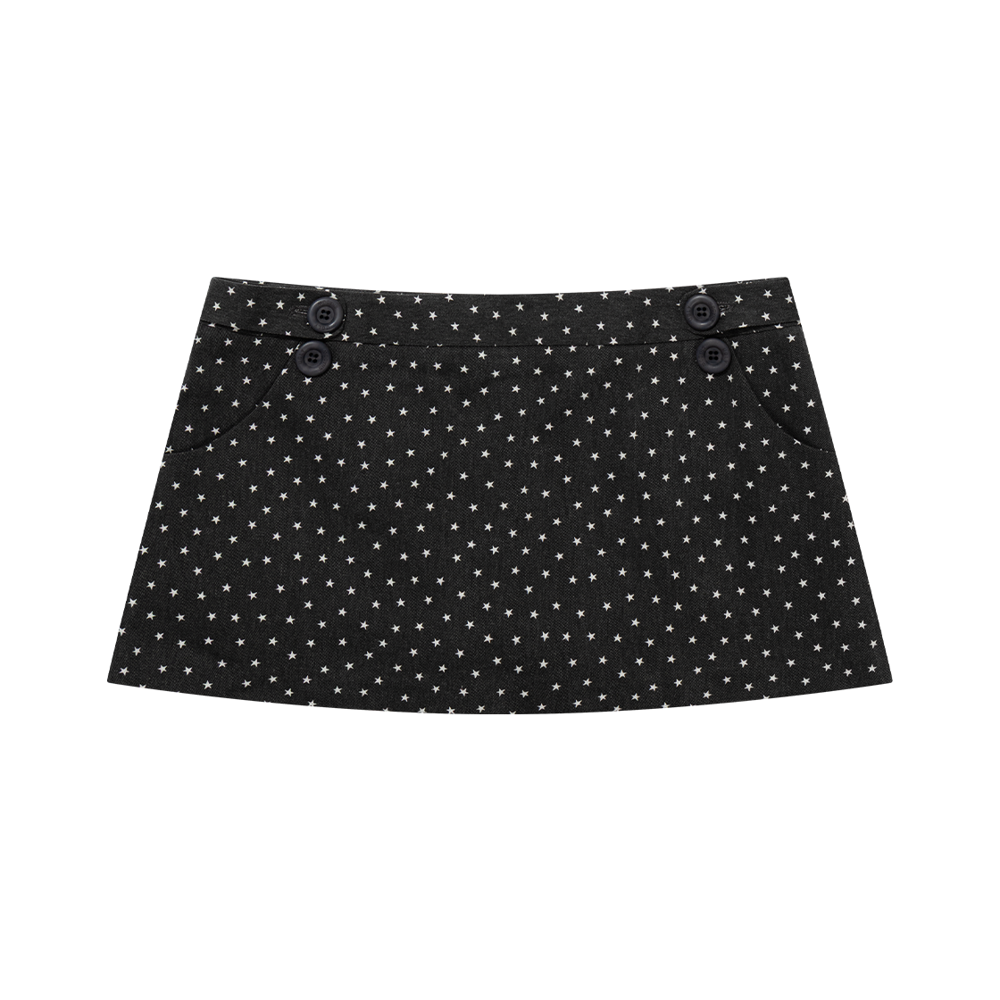 어글리쉐도우 피그먼트 스타 미니 스커트 차콜(UGLYSHADOW Pigment Star Mini Skirt Charcoal) - 1