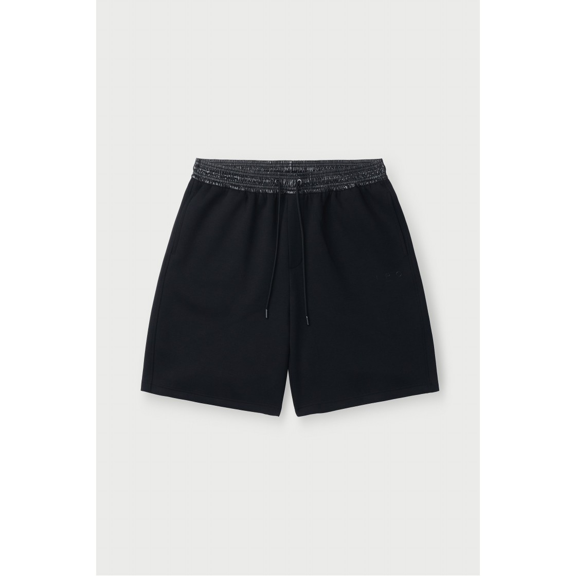 이로 브뤼뫼 밴딩 배색 버뮤다 쇼츠 블랙(Iro Brumeux Banding Contrast Bermuda Shorts Black) - 2