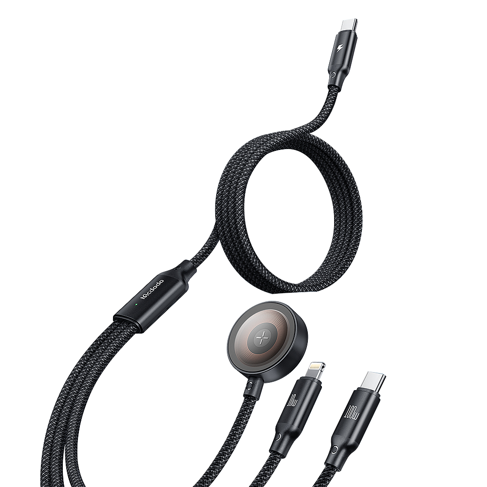맥도도 3in1 C타입 애플워치 올인원 멀티 고속충전 케이블 CA494(Mcdodo 3in1 Fast Charging Cable For Apple Watch CA494) - 2