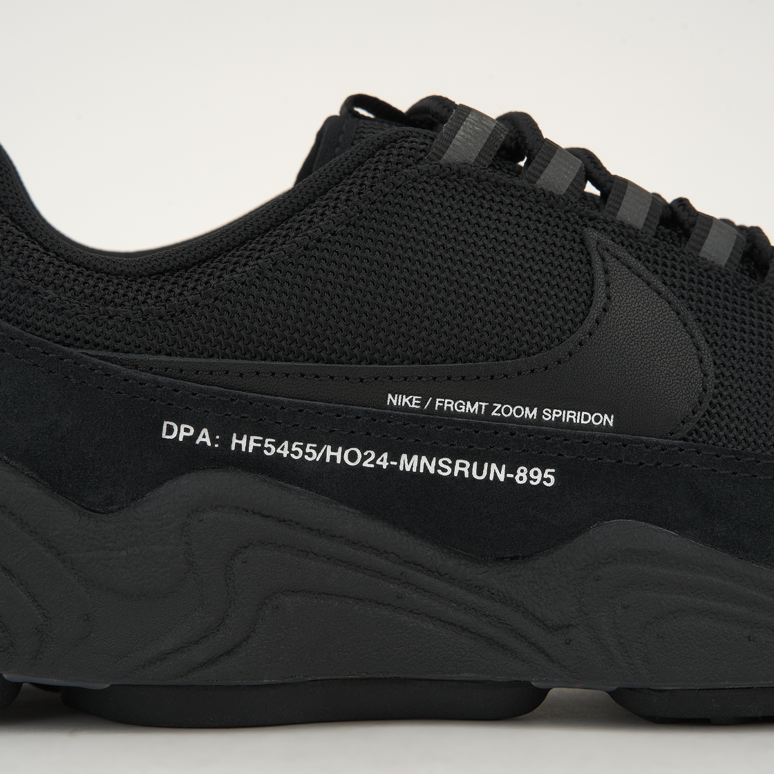 나이키 x 프라그먼트 에어 줌 스피리돈 블랙(Nike x Fragment Air Zoom Spiridon Black) - 7