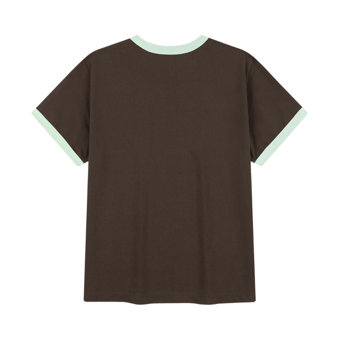 마리떼 프랑소와 저버 에어로쿨 크랙 클래식 로고 링거 티셔츠 브라운(Marithe Francois Girbaud Aerocool Crack Classic Logo Ringer T-Shirt Brown) - 2